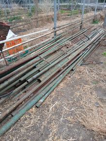 Heating pipes for glasshouse
