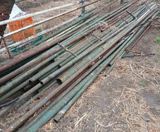 Heating pipes for glasshouse