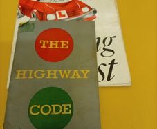 Vintage Driving Books Bundle.  1954 UK Highway Code & 1990 Irish Learner Guide