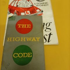 Vintage Driving Books Bundle.  1954 UK Highway Code & 1990 Irish Learner Guide
