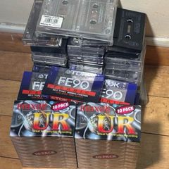Audio tape cassettes mostly new