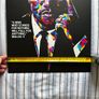 Malcolm X Metal Poster 32x45cm Image 2