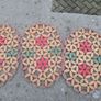 3 Vintage Beaded Trivets Image 2