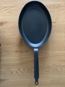 Professional Oval Frying Pan / Fish Pan 39cm