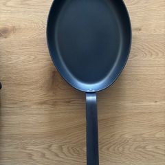 Professional Oval Frying Pan / Fish Pan 39cm