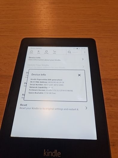 Kindle Paperwhite 6th Gen without Ads