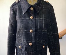 Savida Chanel style blazer, new, size M