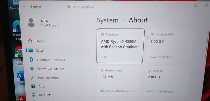 Acer Swift Ryzen 5 Laptop