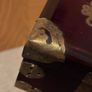 Vintage Chinese brass mounted rosewood jewellery box Image 10