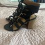 MADDEN GIRL Nyles  Gladiator Lace Up Heels Black size UK6 EU38 US8 M insole 24,1 cm (9.5 '') Postage included Image 4