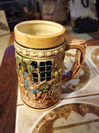 4 Vintage Beer Tankards made in Japan