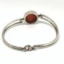 Mid century silver bangle Image 6