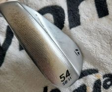 Taylormade wedge 54.11 with milled grind raw face