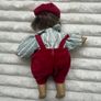 1990s Vintage Expressive Face Boy Doll By Padgett Brothers approx. 25 cm. shocked face Used Please look at the pictures Image 6