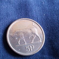 Irish Five Penny Coin 1994.