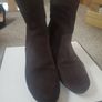 Brown wedge boots Image 2