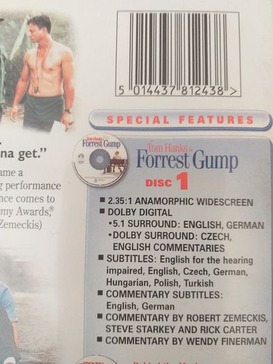 Tom Hanks Is Forrest Gump Dvd 2 - Disc Set Special Collector's Edition