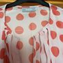 Wallis Pink Spot Frill Top Image 3
