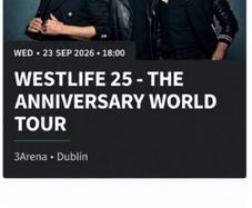 Westlife ticket