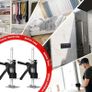 2 Pack Labor Saving Arm Jack, 15inch Hand Lifting Tool Jack, Multi-Function Height Adjustment Lifting Device, Door And Wooden Panel Lifting Cabinet Board Lifter Image 7