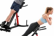 Roman Chair Hyper Extension Bench Adjustable Multifunctional Home Gym 158kg