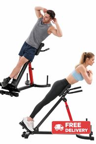Roman Chair Hyper Extension Bench Adjustable Multifunctional Home Gym 158kg