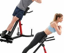 Roman Chair Hyper Extension Bench Adjustable Multifunctional Home Gym 158kg