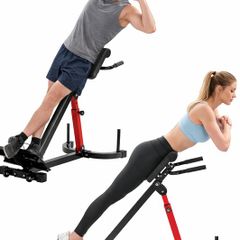 Roman Chair Hyper Extension Bench Adjustable Multifunctional Home Gym 158kg