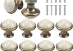 10PCS Vintage Cabinet Knobs, 33MM Ceramic Knobs, Vintage Shabby Chic Round Drawer Knobs, Kitchen Cabinet Cupboard Drawer Door Knobs Pull Handles for Chest of Drawers Kitchen Cabinet Cupboards (FREE POSTAGE)