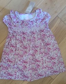 Marks & Spencers Girl's Floral Dress Age 12 to 18 months