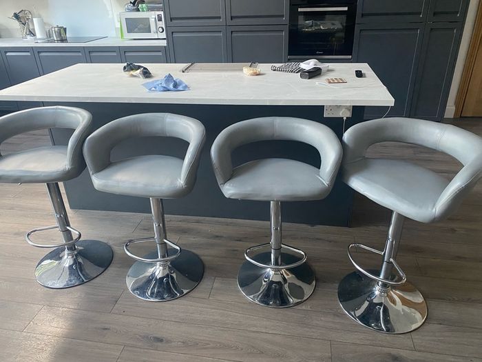 Grey Bar Stools
