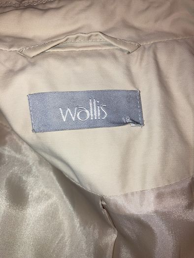 Wallis Double Breasted Trench Coat - fully lined - Size 12