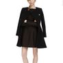 KENZO Double Breasted Collarless Tailored Wool Coat Image 4