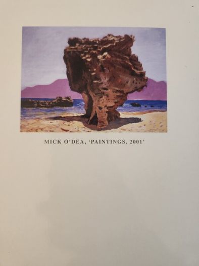 Mick O'dea Paintings 2001 Catalogue. First Edition Large Volume Paperback In Very Good Condition.