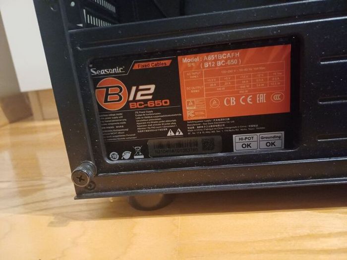 PC tower with Power source