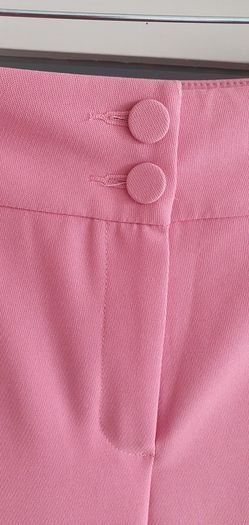PRIMARK high waisted pink cigarette pants Sz 12 - Bnwt