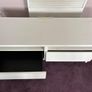 White TV Bench / Stand with Drawers Image 3
