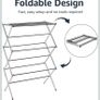 Laundry rackAmazon Basics Foldable Laundry Rack for Air Drying Clothing Image 2