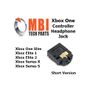 Xbox One Controller Replacement Short Headphone Port Audio Jack Socket Series X Image 2
