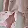 3-6m, Next Baby Girls Soft Dungarees Image 3
