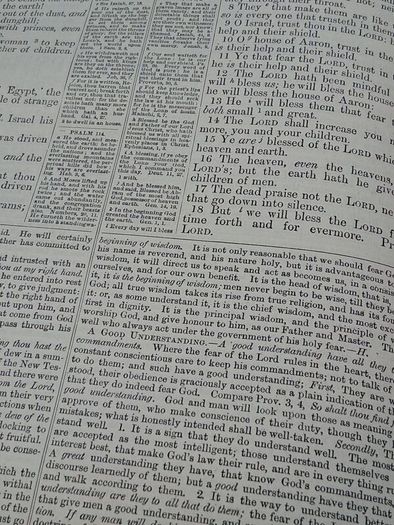 19th Century Family Bible (13x11 inches)