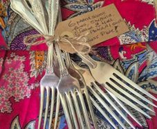 Silver plated 6 forks