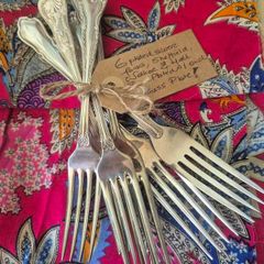Silver plated 6 forks
