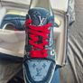 Blue Denim Monogram Skate Shoes Image 2