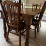 Dining table & 6 chairs FREE if collected Image 2