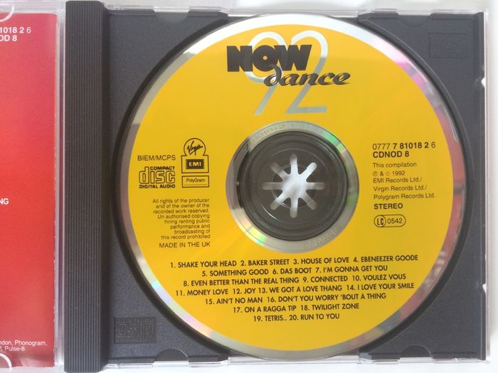 Now Dance 92 [1992] (CD Album)
