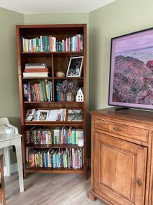 Wood book shelves (bookcase)