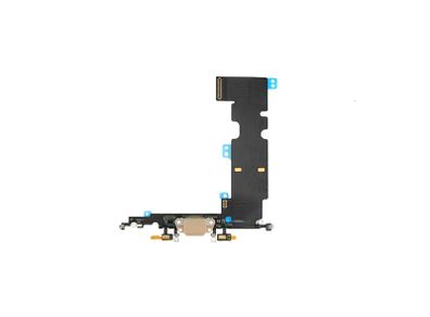 For iPhone 8 Plus 5.5" Charging Port USB Dock Lightning Connector Flex New Gold - FHT05IPCP