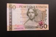 Sweden 2003. 50 Kronor.Almost Uncirculated Banknote.