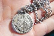 Vintage Saint James The Greater Pendant With Chain
